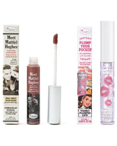 The Balm Thebalm Mmh Sincere/ Pyp Liquid Lipstick And Lip Plumper Set