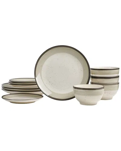 Earth & Clay Harlow Earthenware 12-piece Dinnerware Set
