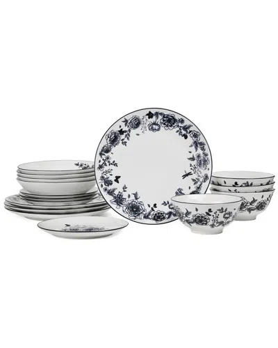Stone Lain Esme 16pc Porcelain Dinnerware Set In White