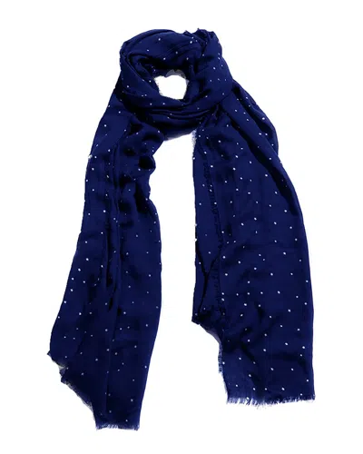Blue Pacific Icon Stars Cashmere-blend Scarf