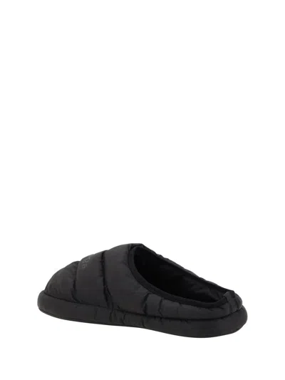 Balenciaga Polyamide And Fleece Alaska Slipper Shoes