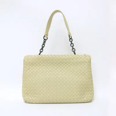 Pre-owned Bottega Veneta Beige Intrecciato Shoulder Bag ()
