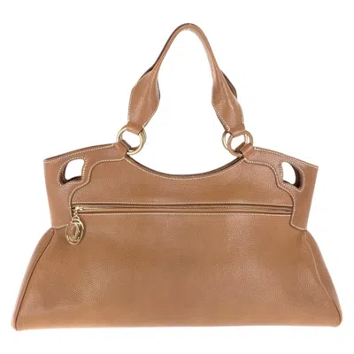 Pre-owned Cartier Brown Leather Handbag Shoulder Bag ()