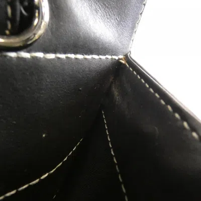 Pre-owned Chanel Navy Leather Shoulder Bag ()