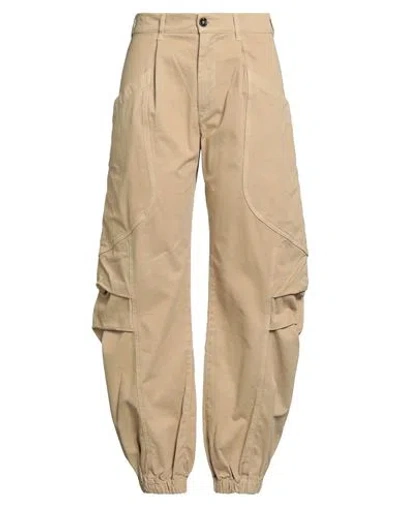 True Avenue Woman Pants Camel Size 32 Cotton, Elastane