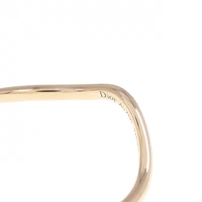 Pre-owned Dior Christian  Pink Gold Pink Gold (18k) Band Ring ()