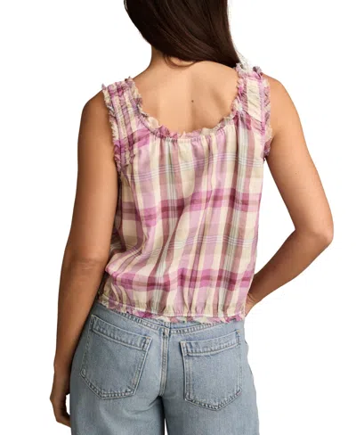 Lucky Brand Women's Ruffle Ruched Tank