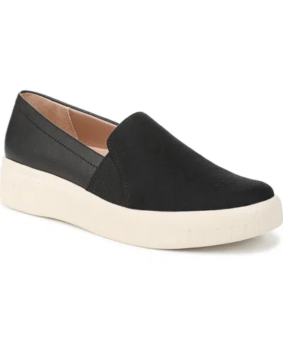 Lifestride Women's Grandeur Round Toe Slip Ons In Black