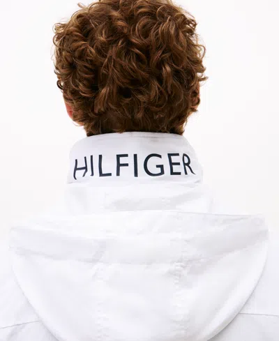 Tommy Hilfiger Men's Regatta Water Resistant Jacket In White