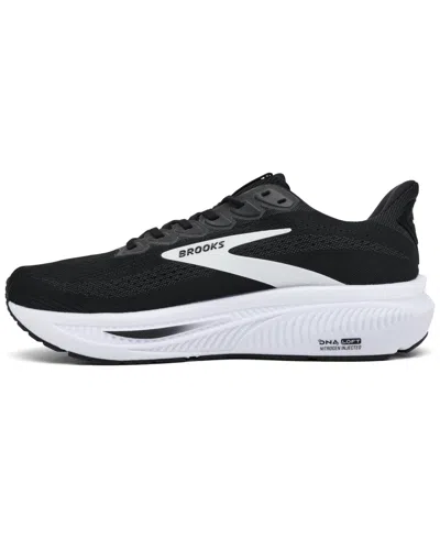 Brooks Ghost 17 Lace-up Sneakers In Black
