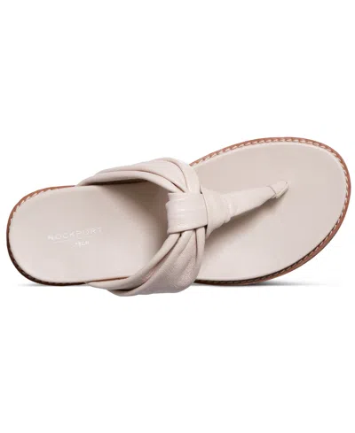Rockport Women's Osarra Open Toe Thong Casual Flat Sandals