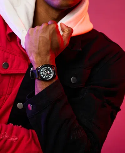 Citizen Eco-drive Men's Marvel Venom Lethal Protector Black Polyurethane Strap Watch 42mm Box Set In Black