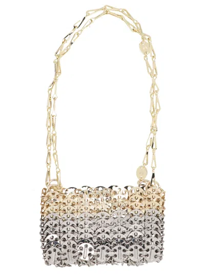 Rabanne 1969 Nanomaterial Degrade Shoulder Bags Multicolor