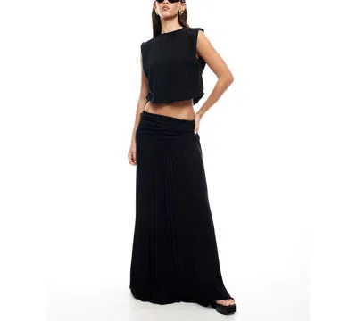 Lioness Women's Field Of Dreams Crop Top In Black