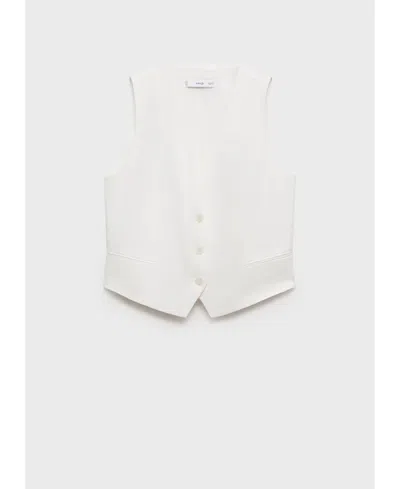 Mango Linen Waistcoat