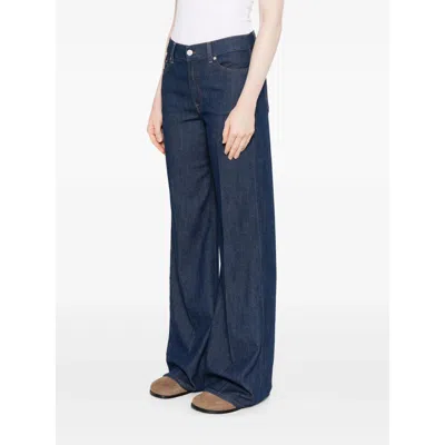 7 For All Mankind Weightless Denim Pleated Trouser