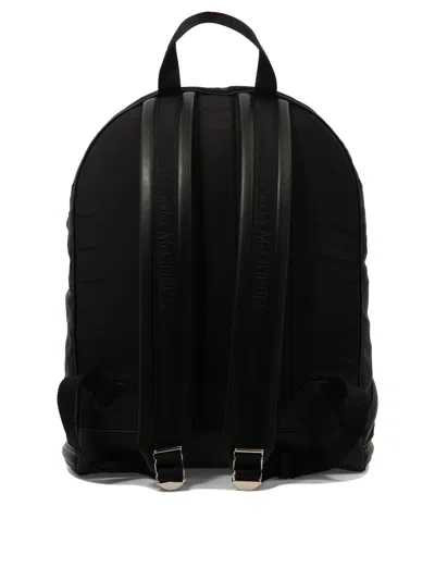 Alexander Mcqueen Harness Backpacks Black