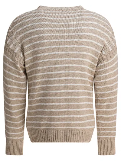 Alex Mill Harbor Stripe Sweater In Cotton In Neutral