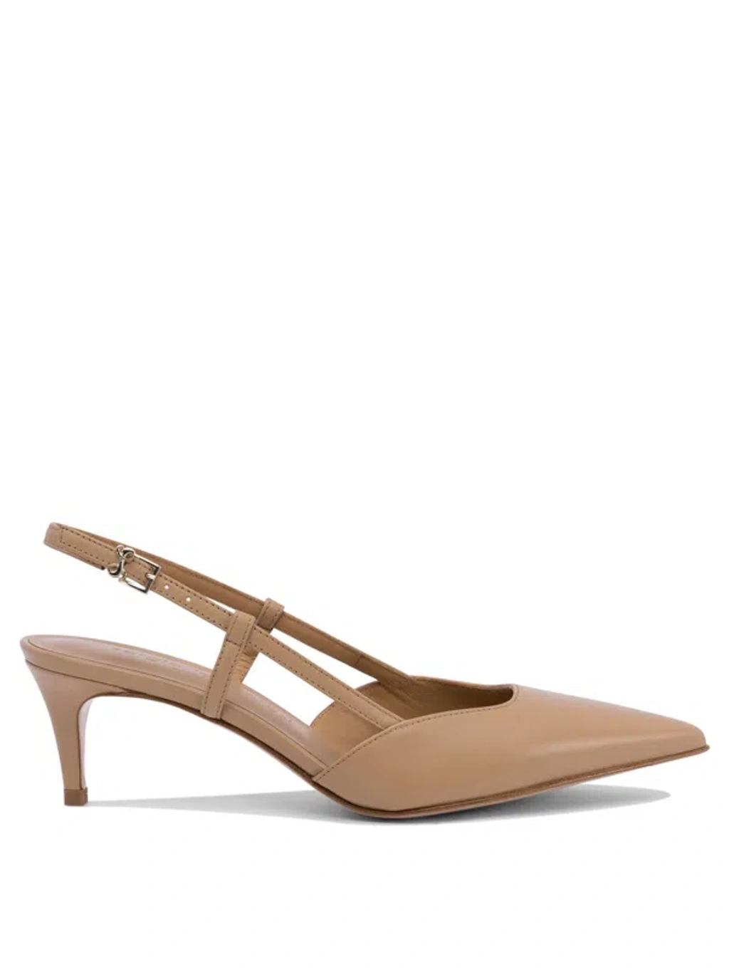 サンダル・ミュール SERGIO LEVANTESI SS25 Heeled shoes (ELSA 5 CALF NOCCIOLA) Sergio Levantesi | Up to 50% Off Iconic Styles | Exclusive Offer