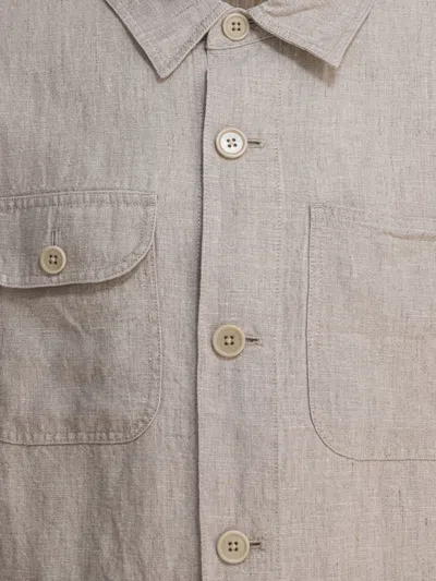 Alex Mill Linen Work Jacket Jackets Beige