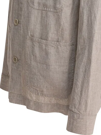 Alex Mill Linen Work Jacket Jackets Beige