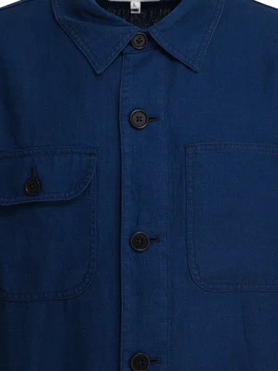 Alex Mill Garment Dyed Work Jacket In Upcycled Denim