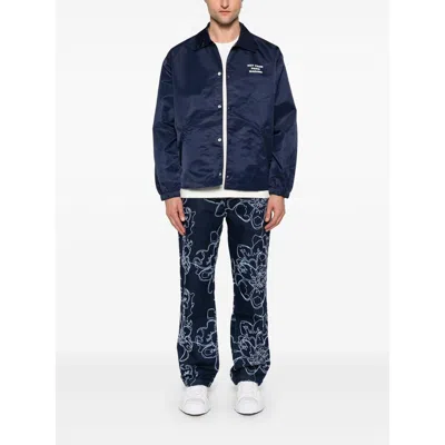 Drôle De Monsieur Nylon Jackets In Blue