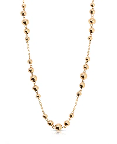 Ettika Single Chain Bubble Necklace In Gold