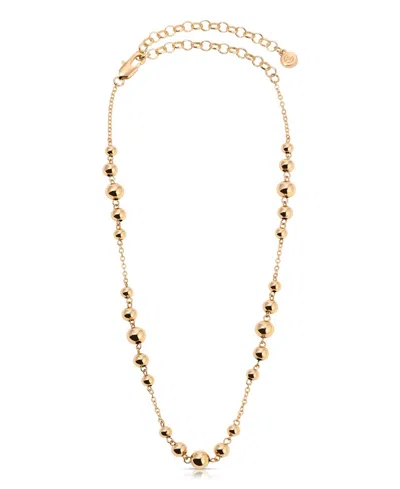 Ettika Single Chain Bubble Necklace In Gold