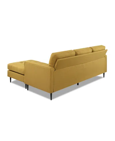 Gold Sparrow 82" Polyester Lexington Reversible Sectional, Created For Macy's