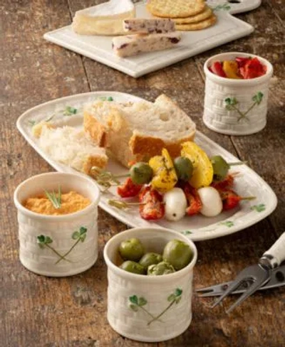 Belleek Pottery Shamrock Dinnerware Collection
