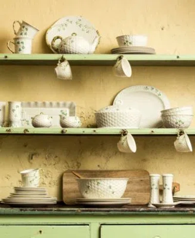 Belleek Pottery Shamrock Dinnerware Collection