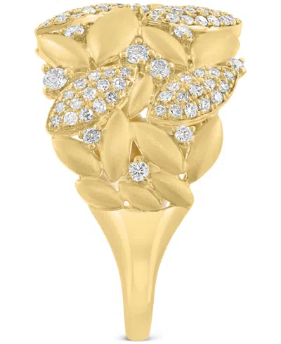 Effy Collection Effy Diamond & Polished Navette Cluster Ring (1/2 Ct. T.w.) In 14k Gold