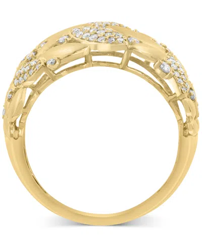 Effy Collection Effy Diamond & Polished Navette Cluster Ring (1/2 Ct. T.w.) In 14k Gold