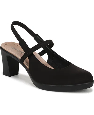 Lifestride Women's Evoke Block Heel Slingback Pumps In Black