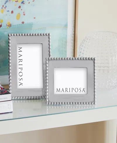 Mariposa Pearled Wide Frame, 5"x7"