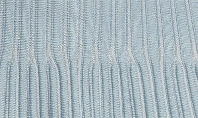 Balmain Knit Miniskirt In Blue