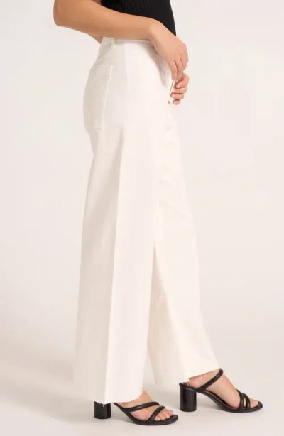 Matty M Lizzie Crop Wide Leg Pants In White