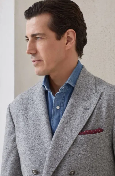 Brunello Cucinelli Men Suit-type Jacket In Gray