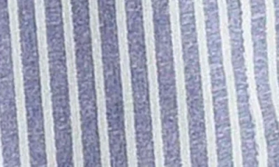 Blanknyc Stripe Button-up Shirt In Blue