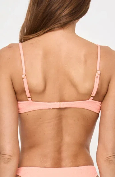 L*space Lspace Belle Underwire Bikini Top In Pink