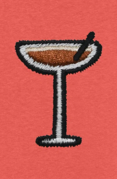 Dalix Mens Espresso Martini Midweight Garment Dye Tee