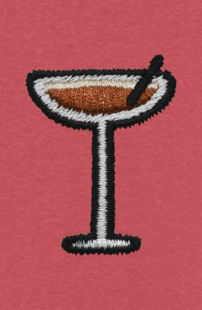 Dalix Mens Espresso Martini Midweight Garment Dye Tee