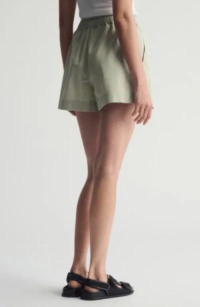 Brooklyn Industries Drawstring Cotton Shorts In Green