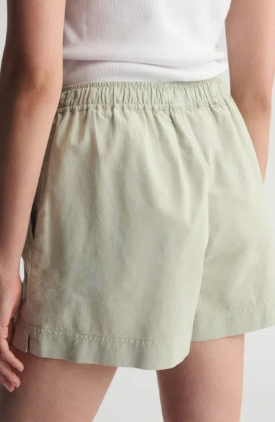 Brooklyn Industries Drawstring Cotton Shorts In Green