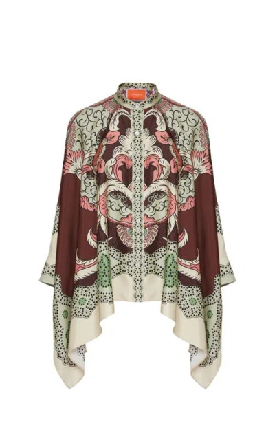 La Doublej Foulard Shirt In Nude