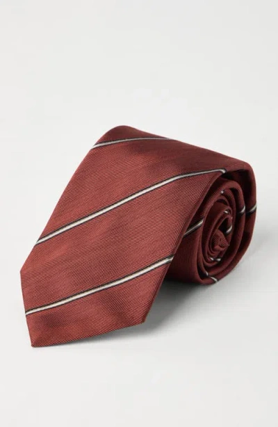 Brunello Cucinelli Silk Regimental Stripe Tie