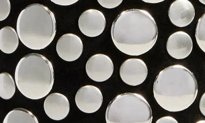 Khaite Livia Mini Studded Suede Tote Bag In Black