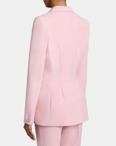 Santorelli Paco Double Breasted Jacket In Soft Stretch Crepe