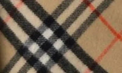 Burberry Wool And Cashmere Cape With Check Pattern